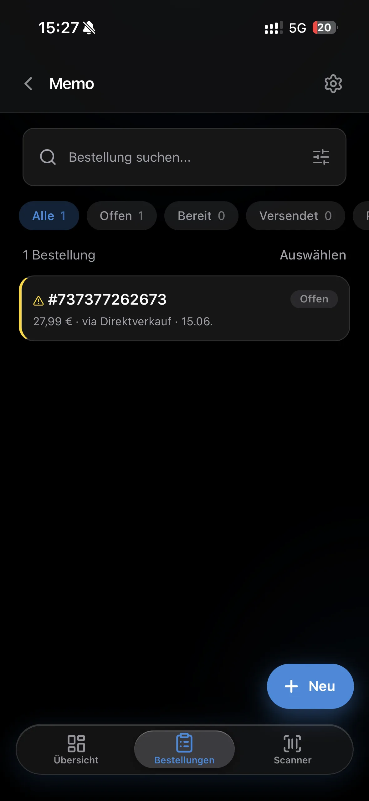 Boothly Bestellungen